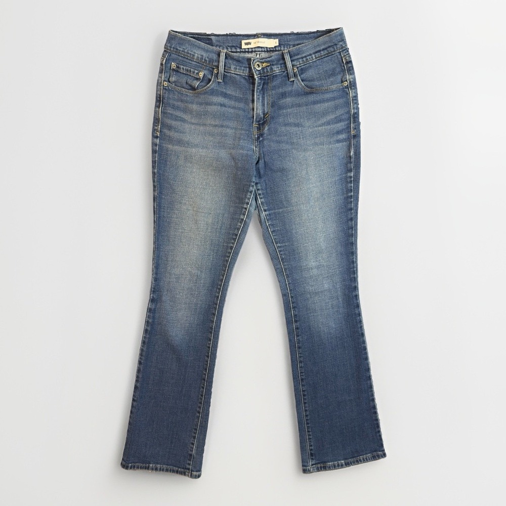 Levi's 515 Bootcut Jeans Womens 4 W27 L32 Mid Rise Medium Wash Stretch Denim